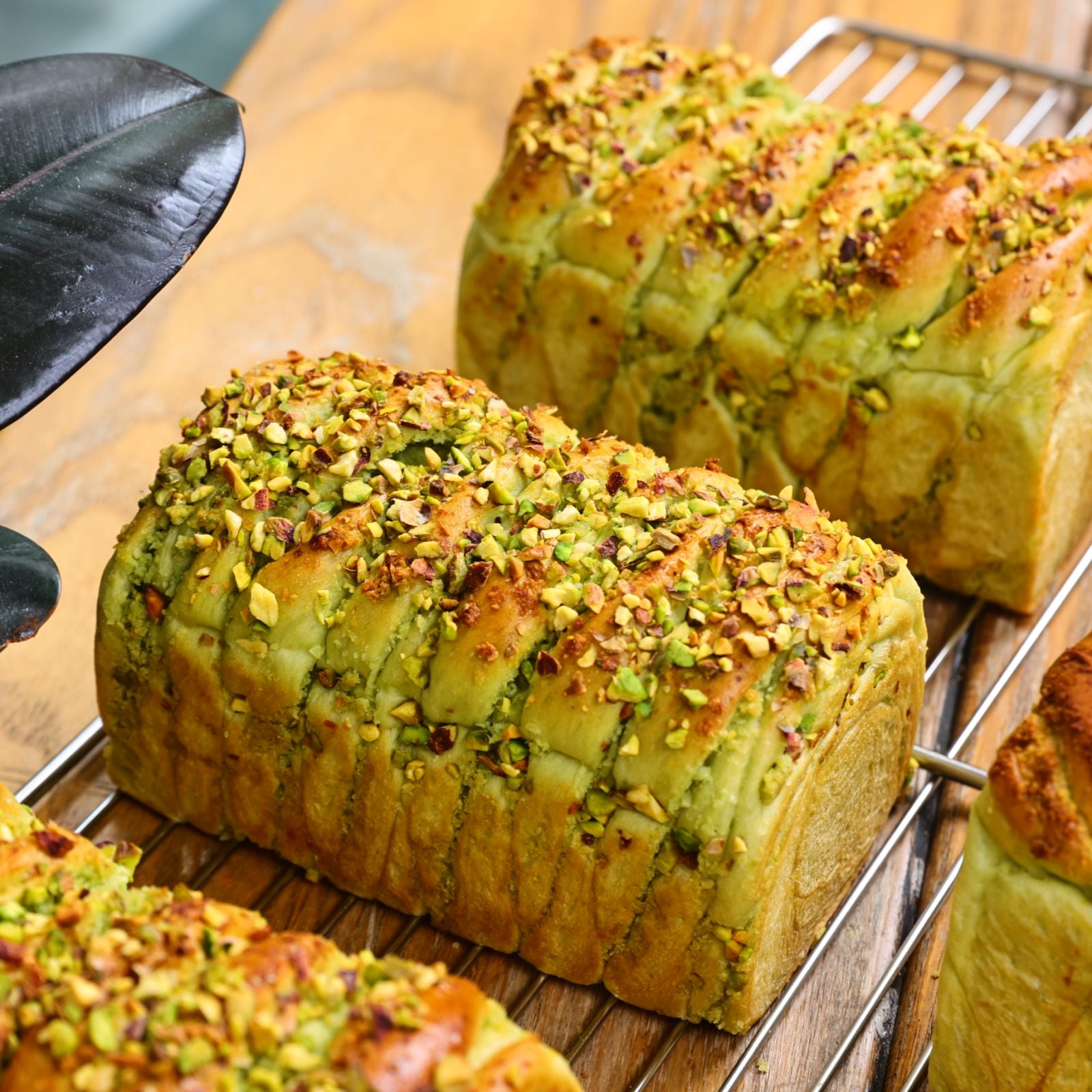 Pandan Coconut Shokupan Loaf
