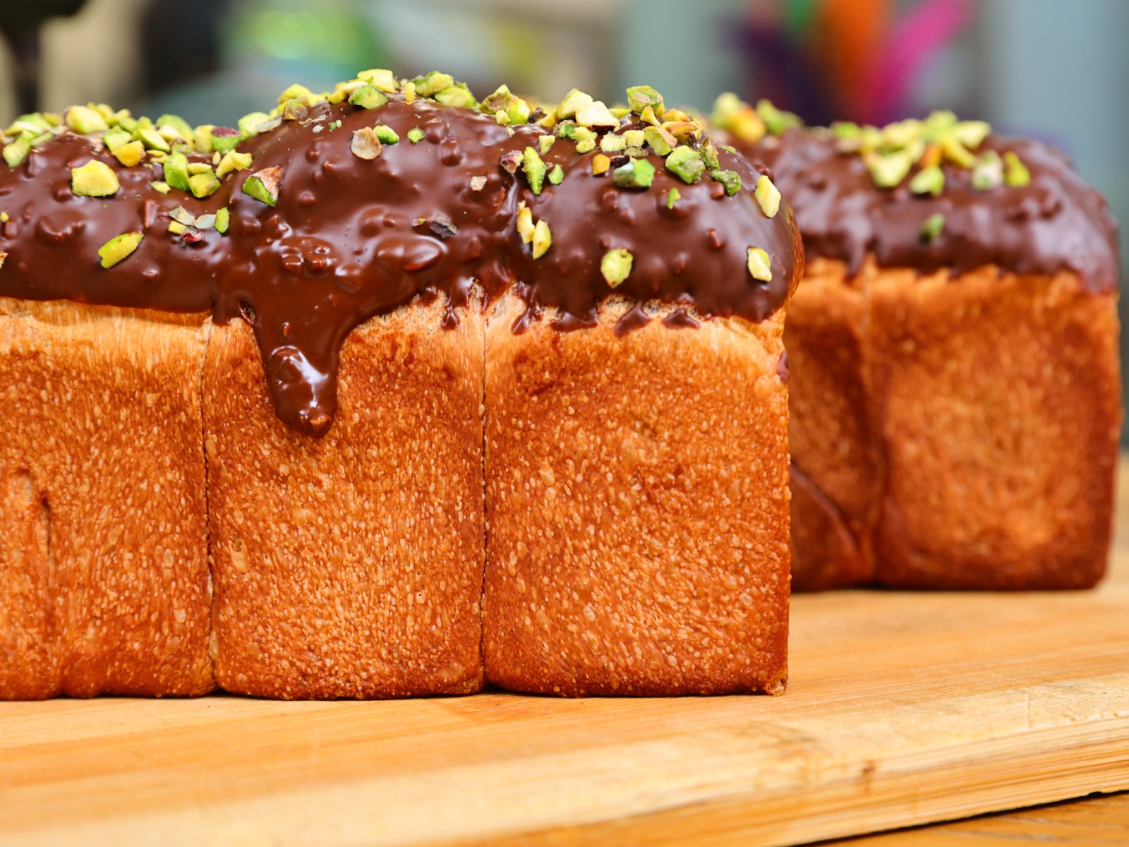 Magnum Chocolate Pistachio Shokupan Loaf