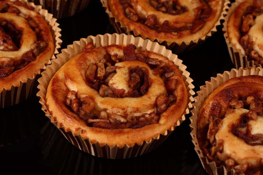 Apple Cinnamon Walnut Bun