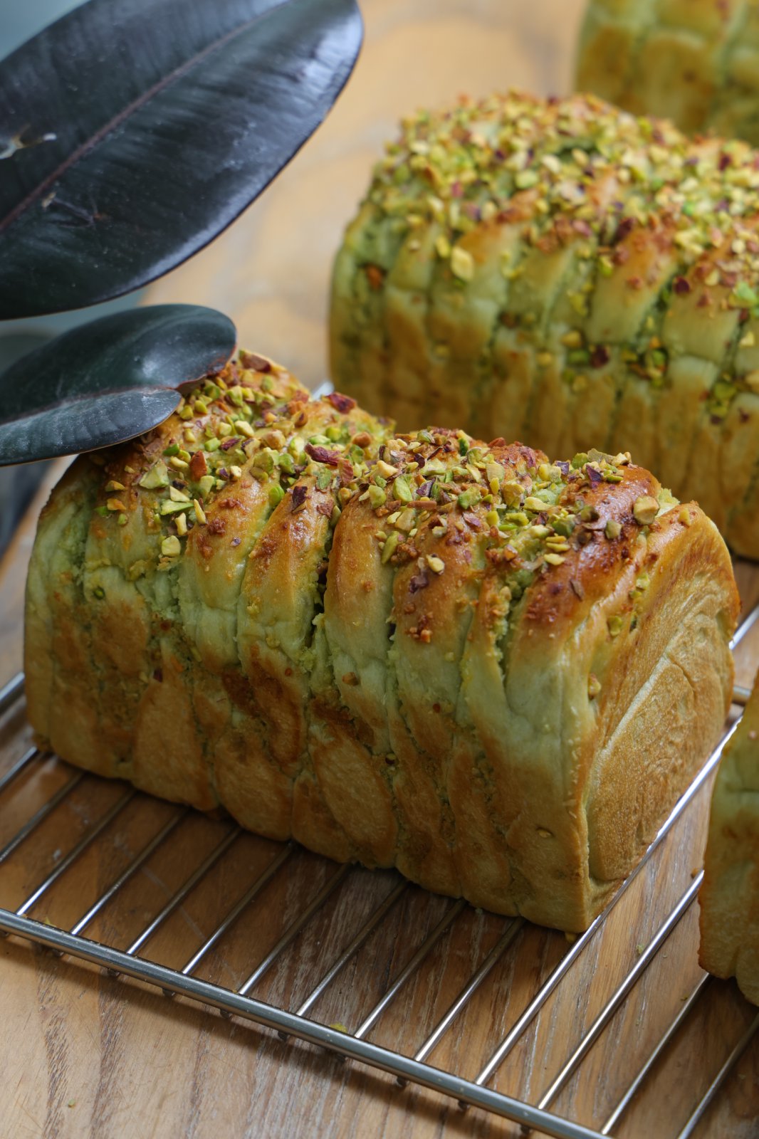 Pandan Coconut Shokupan Loaf