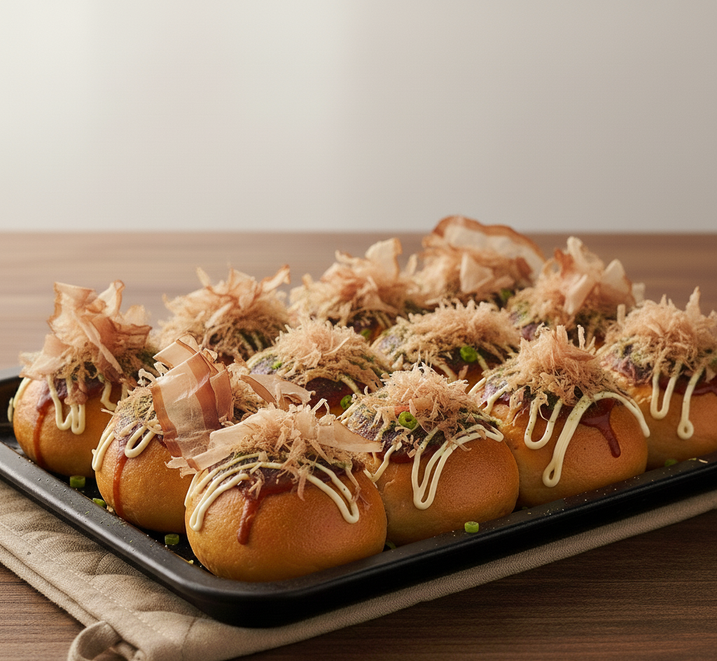 Jaga-Takoyaki Trio Bun