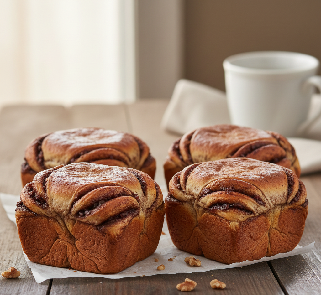 Cinnamon Walnut Brown Sugar Mini Tub Loaf