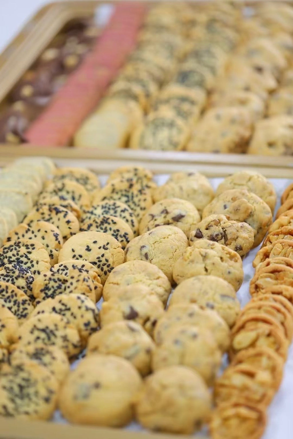 Nutty Cookies (Walnut, Almond, Sesame, Cocoa)
