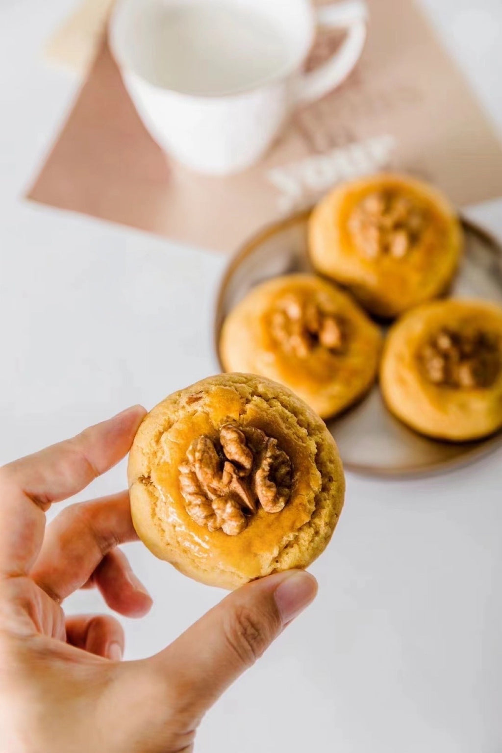 Nutty Cookies (Walnut, Almond, Sesame, Cocoa)