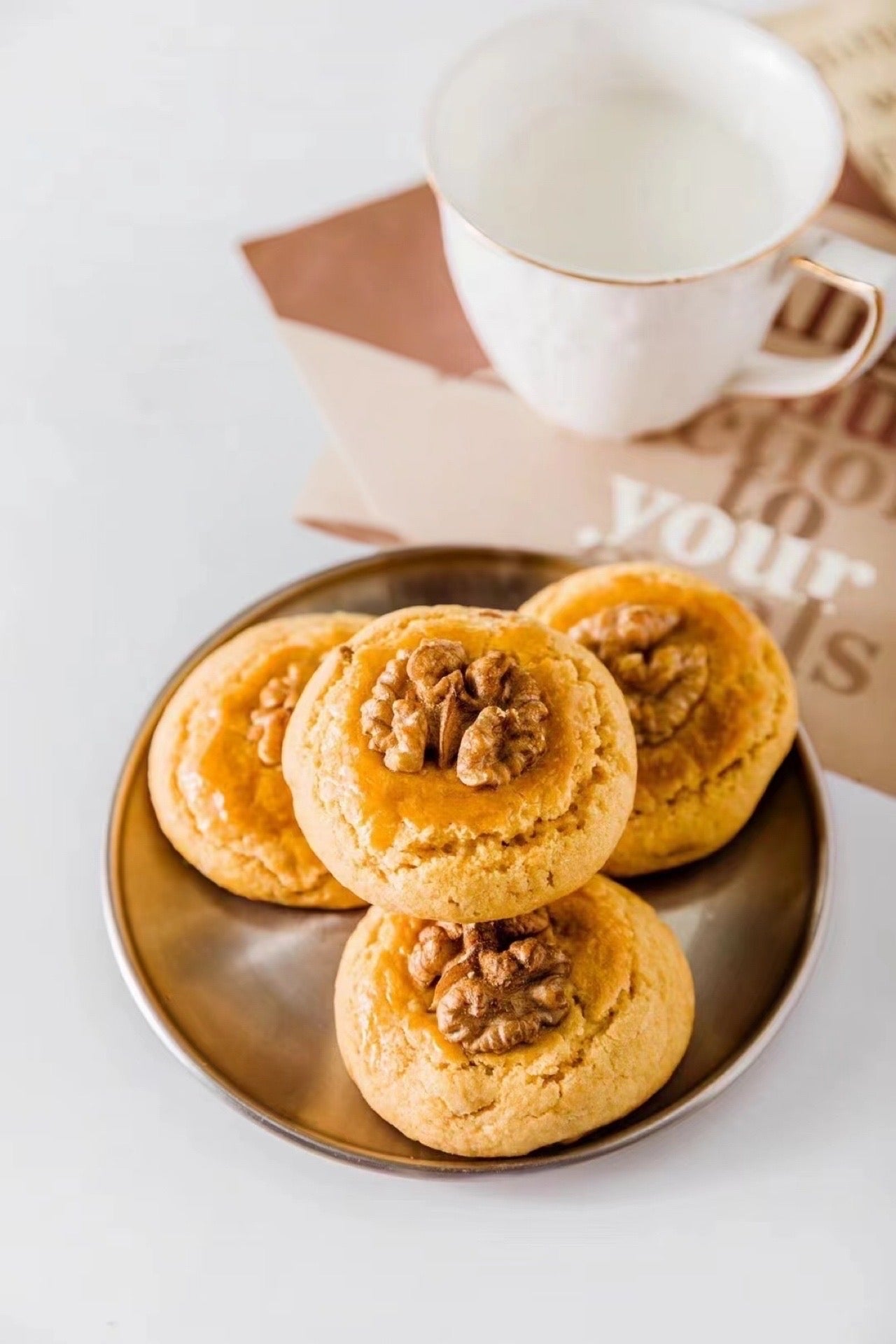 Nutty Cookies (Walnut, Almond, Sesame, Cocoa)