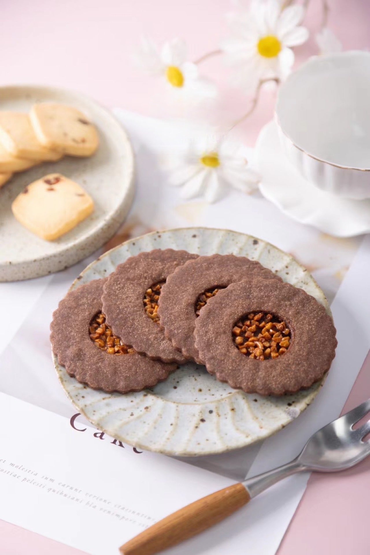 Nutty Cookies (Walnut, Almond, Sesame, Cocoa)