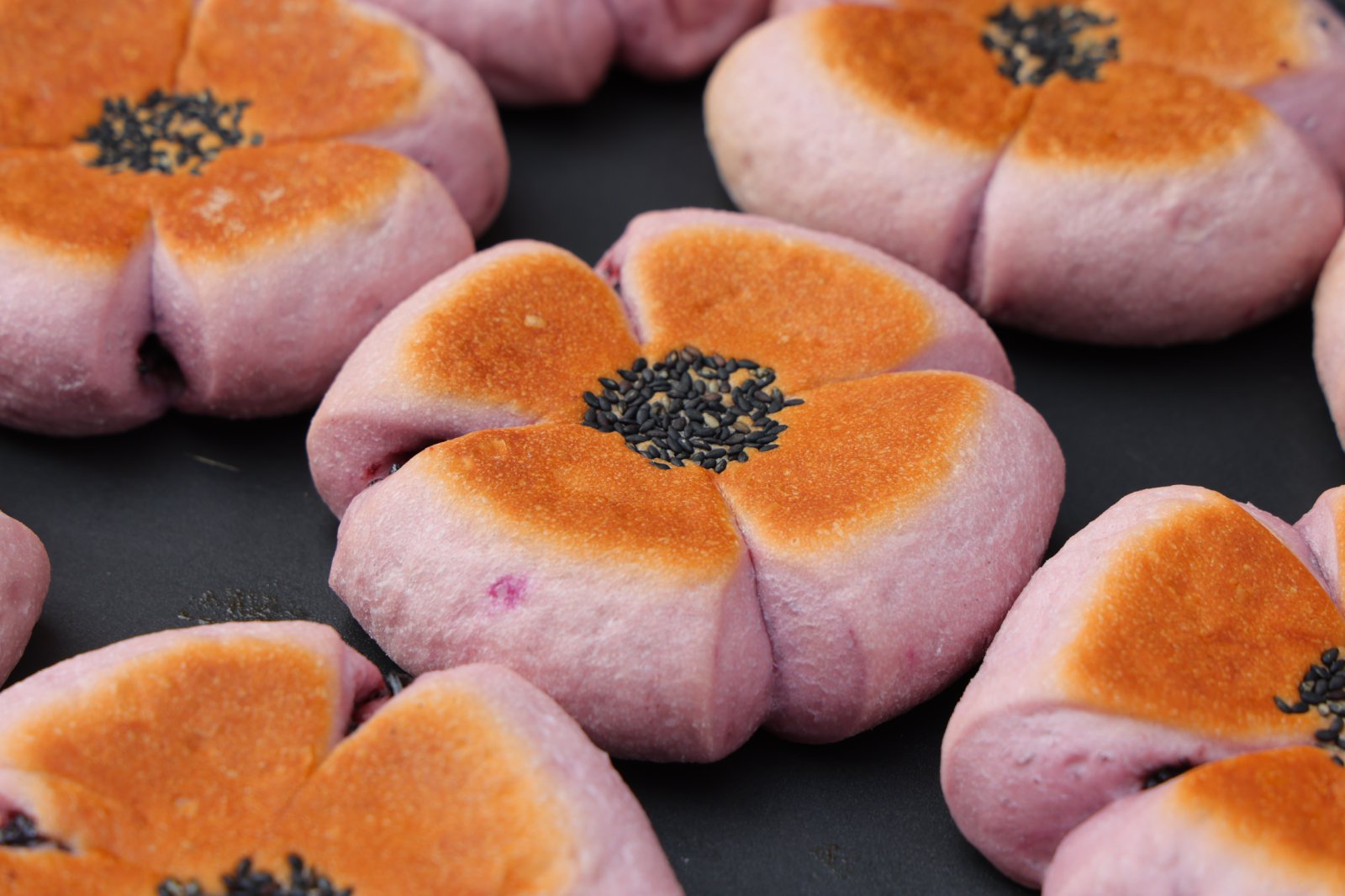 Sweet Purple Rice Bun