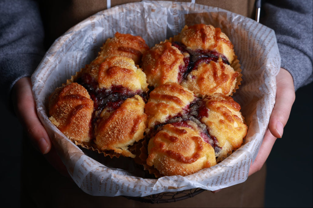 Blueberry Cream Cheese Bun