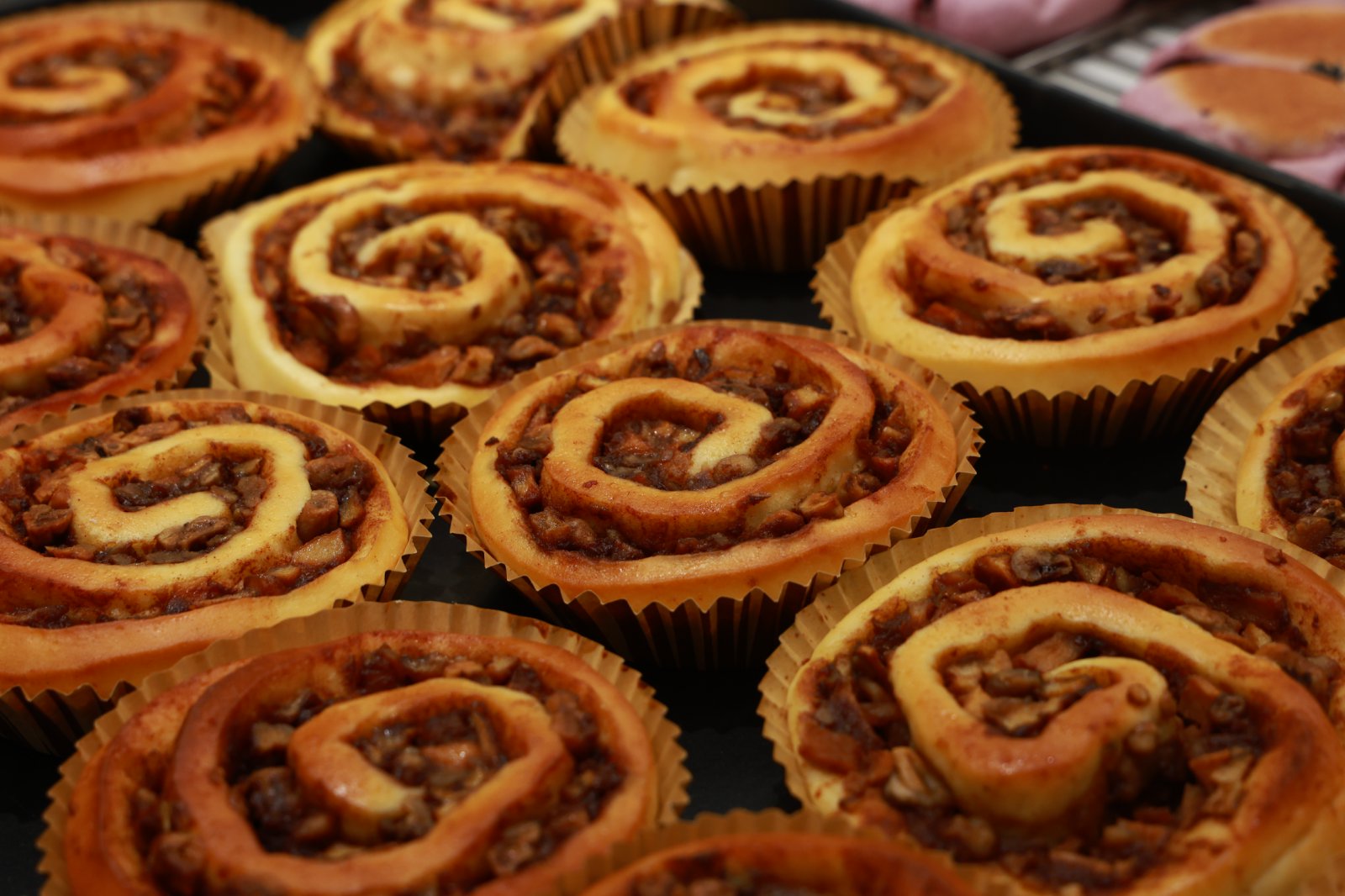Apple Cinnamon Walnut Bun